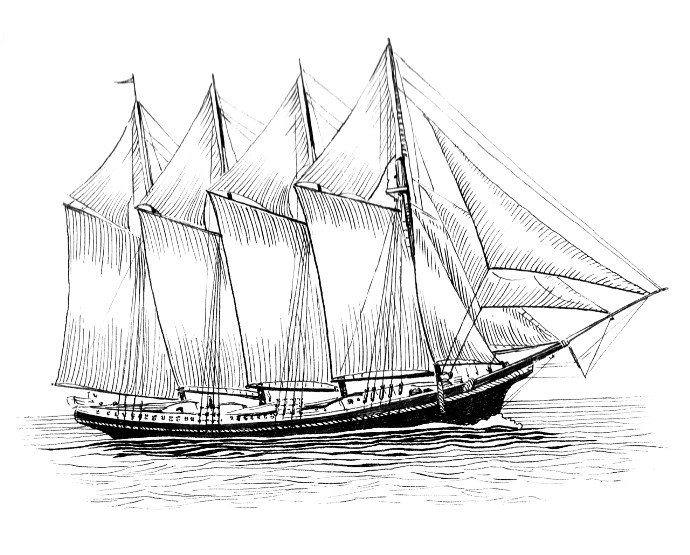 4-mastet skonnert